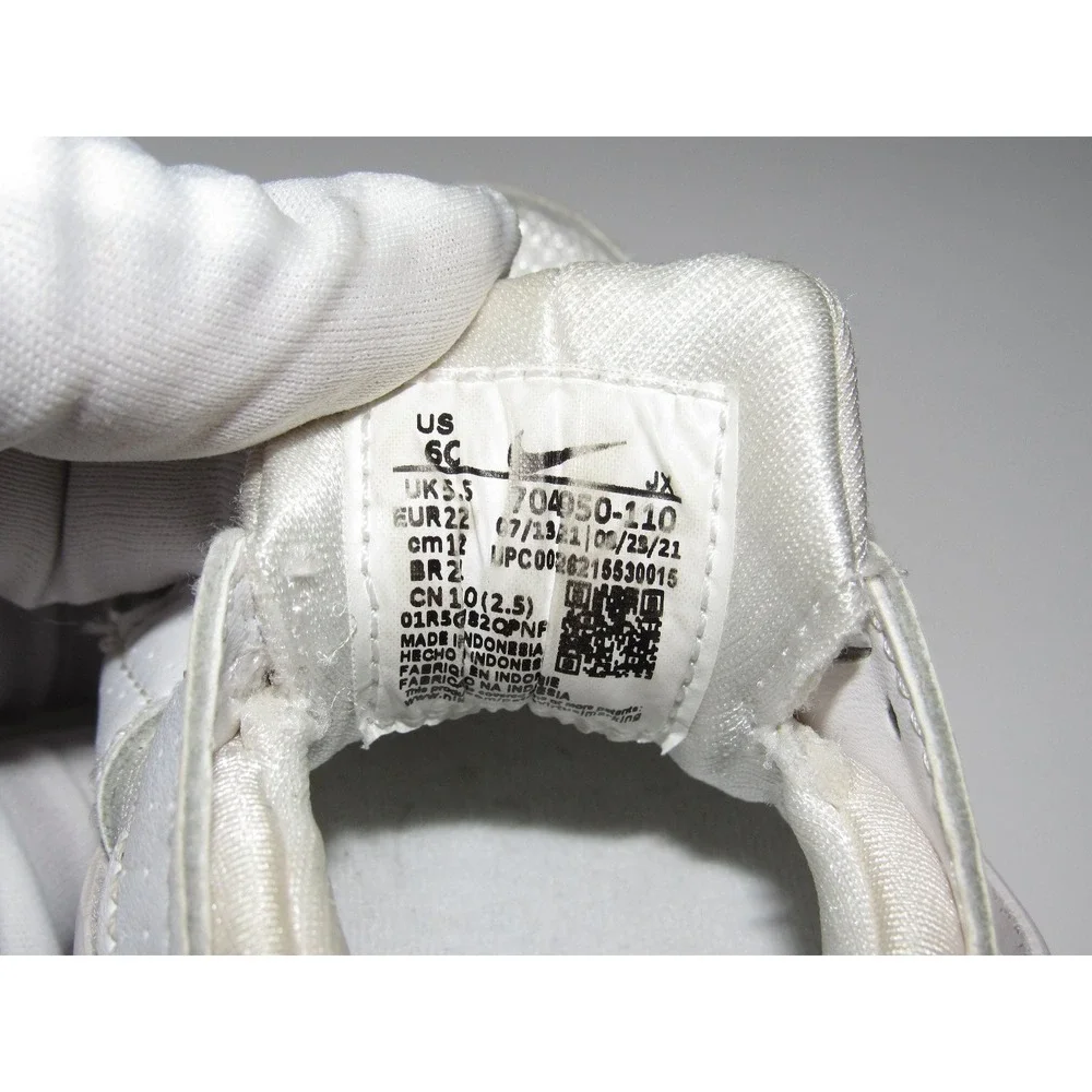 Nike Huarache Baby Sneakers White Size 6C Leather Mesh Comfort‎